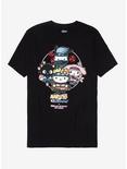 Naruto Shippuden X Hello Kitty And Friends Team 7 T-Shirt, MULTI, hi-res