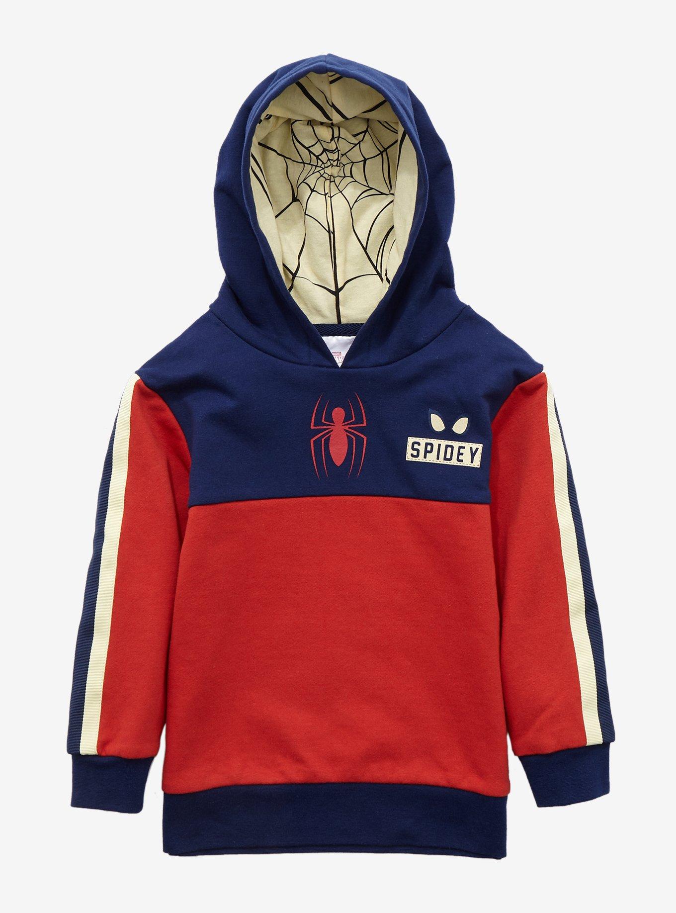 Marvel Spider-Man Spidey Toddler Hoodie - BoxLunch Exclusive, RED, hi-res