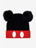 Disney Mickey Mouse Ears Pom Youth Beanie, , hi-res