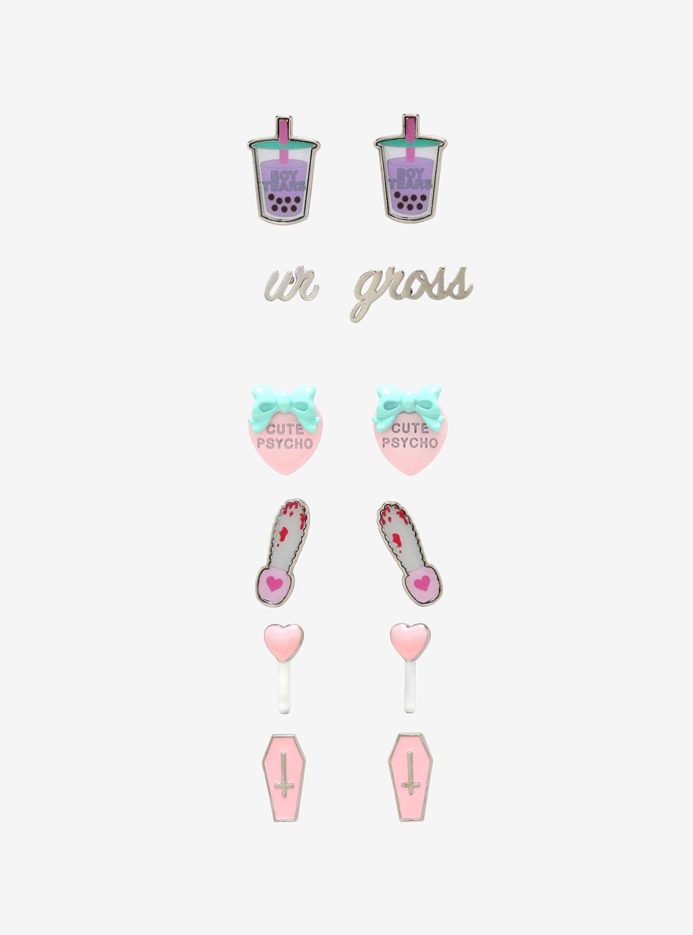 Creepy But Kawaii Earring Set, , hi-res