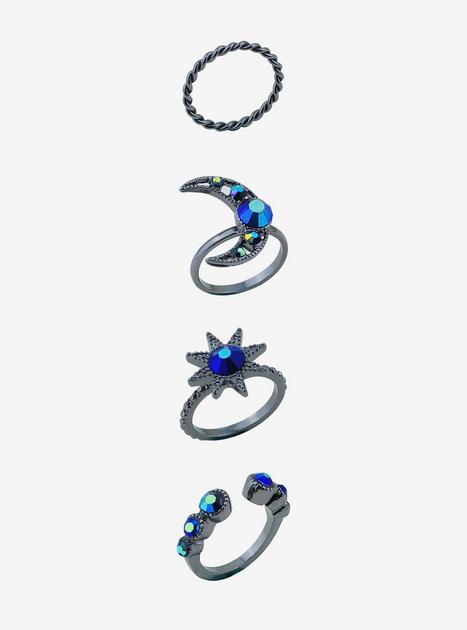 Celestial Stone Ring Set | Hot Topic