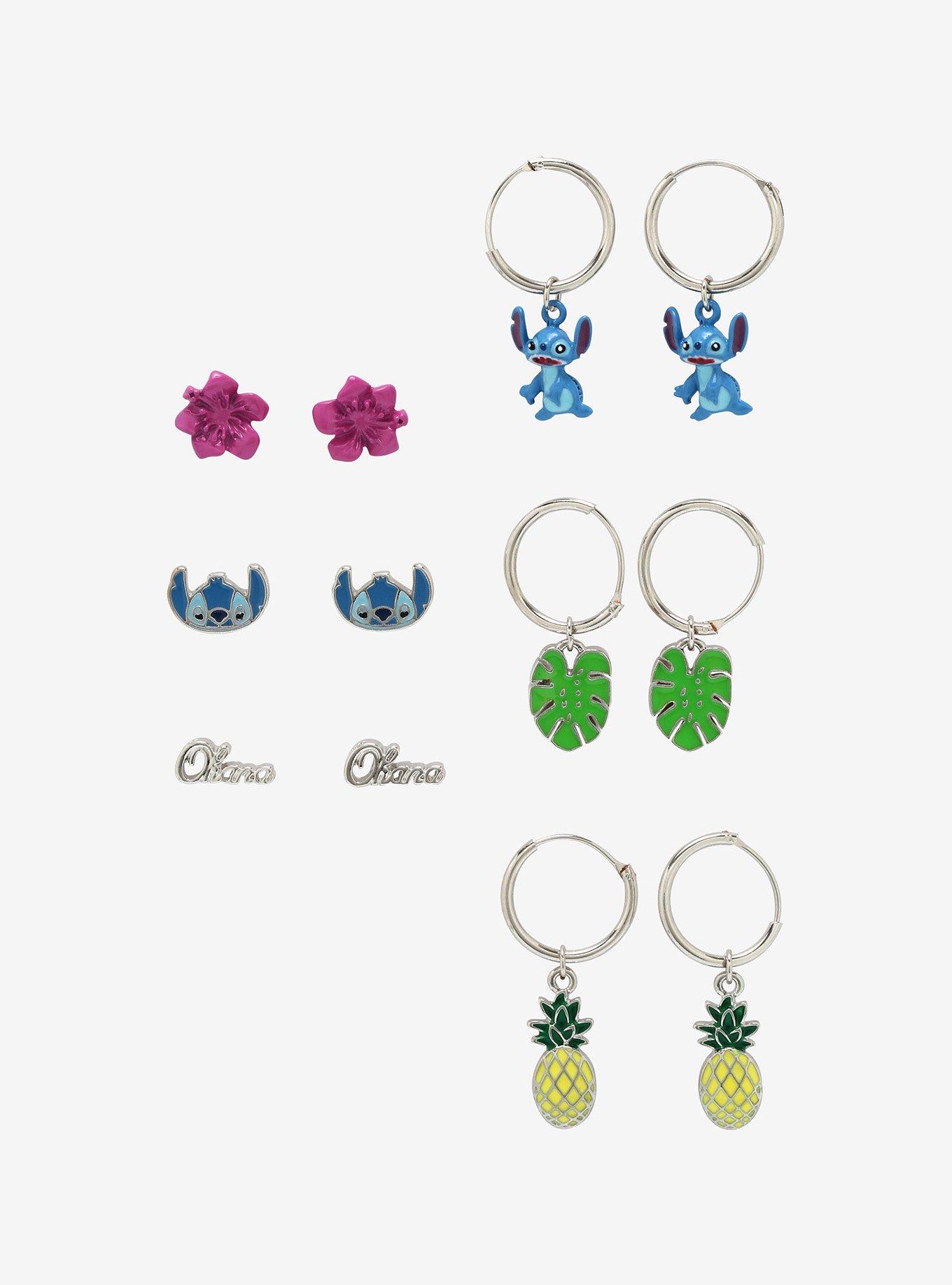 Disney Lilo & Stitch Charm Earring Set