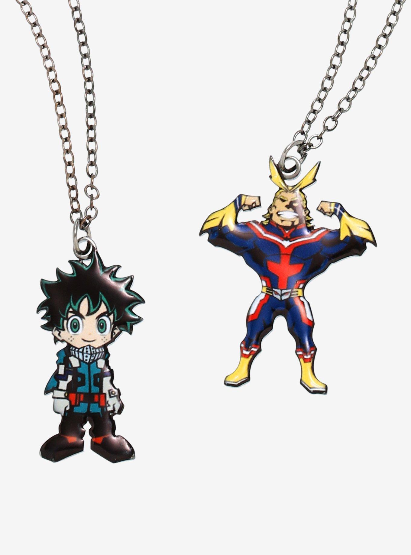My Hero Academia All Might & Deku Best Friend Necklace Set, , hi-res
