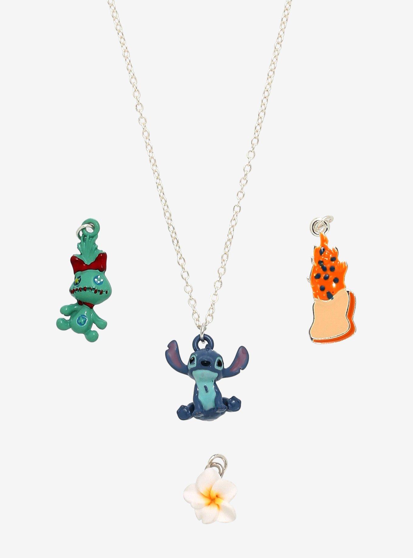 Disney Lilo & Stitch Interchangeable Charm Necklace, , hi-res