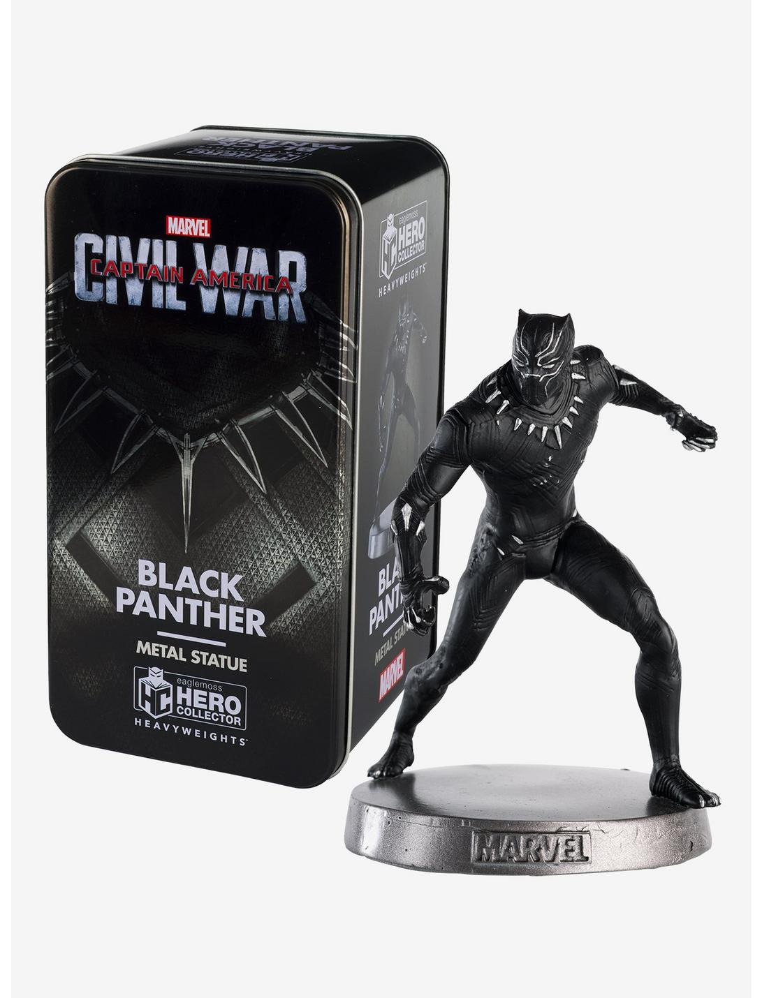 Eaglemoss Marvel Captain America: Civil War Black Panther Marvel Heavyweights Collection Figure, , hi-res