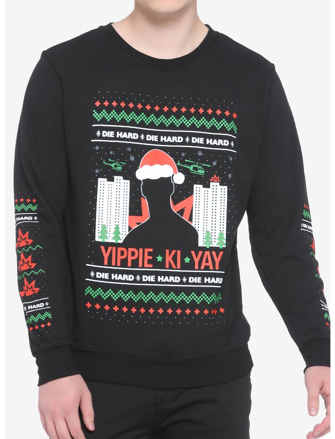 Die Hard Yippie-Ki-Yay Holiday Sweatshirt, MULTI, hi-res
