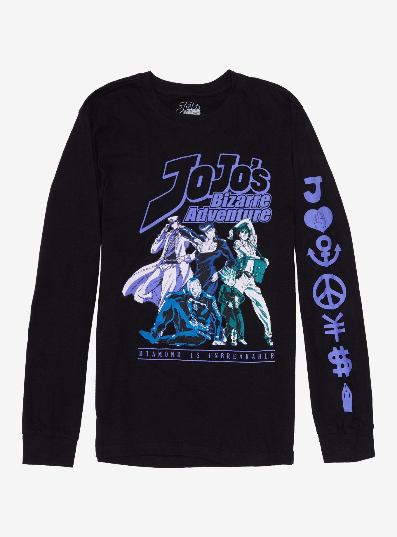 JoJo's Bizarre Adventure: Diamond Is Umbreakable Long-Sleeve T-Shirt, MULTI, hi-res