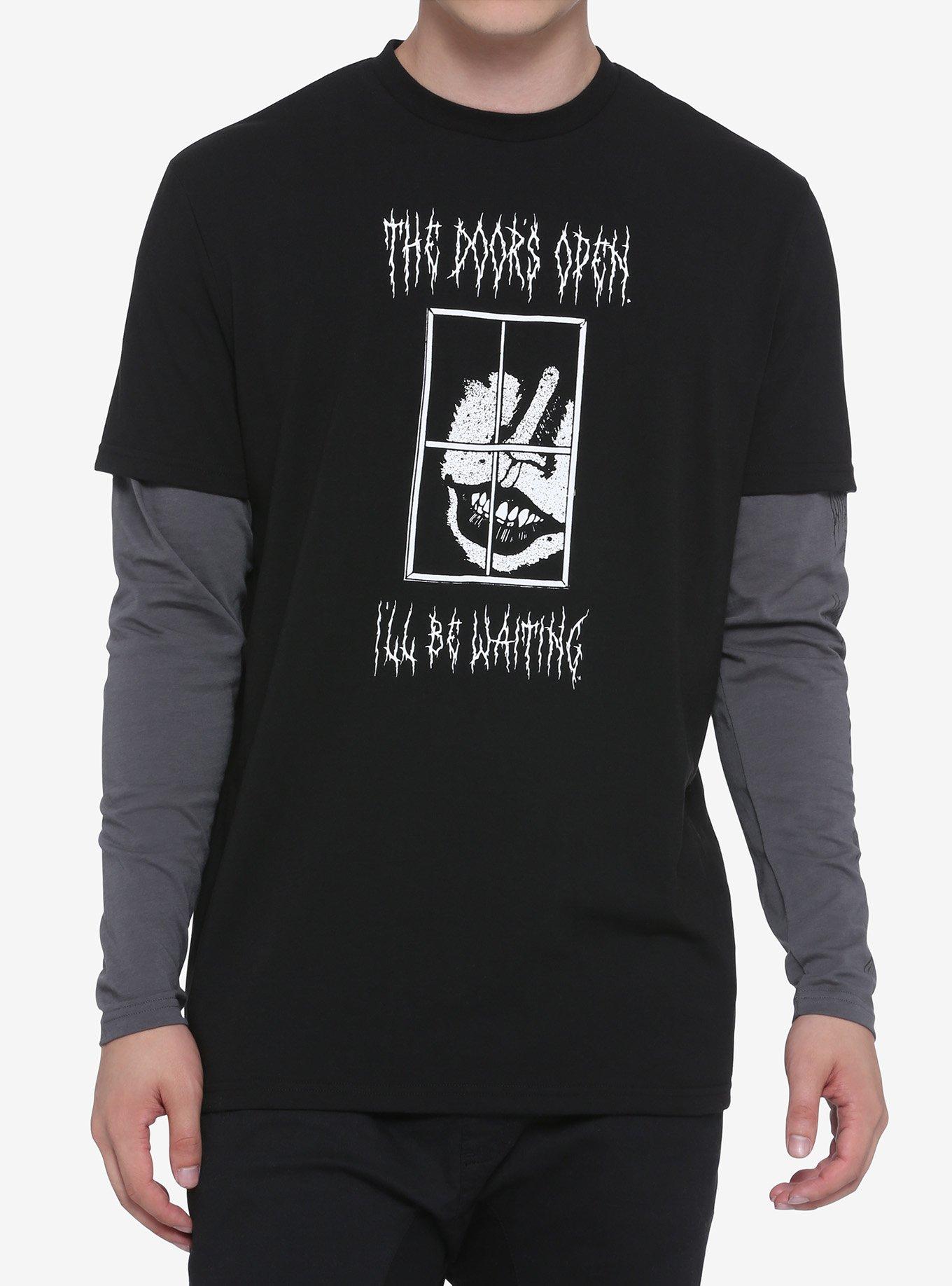 Junji Ito The Window Next Door Long-Sleeve T-Shirt, WHITE, hi-res