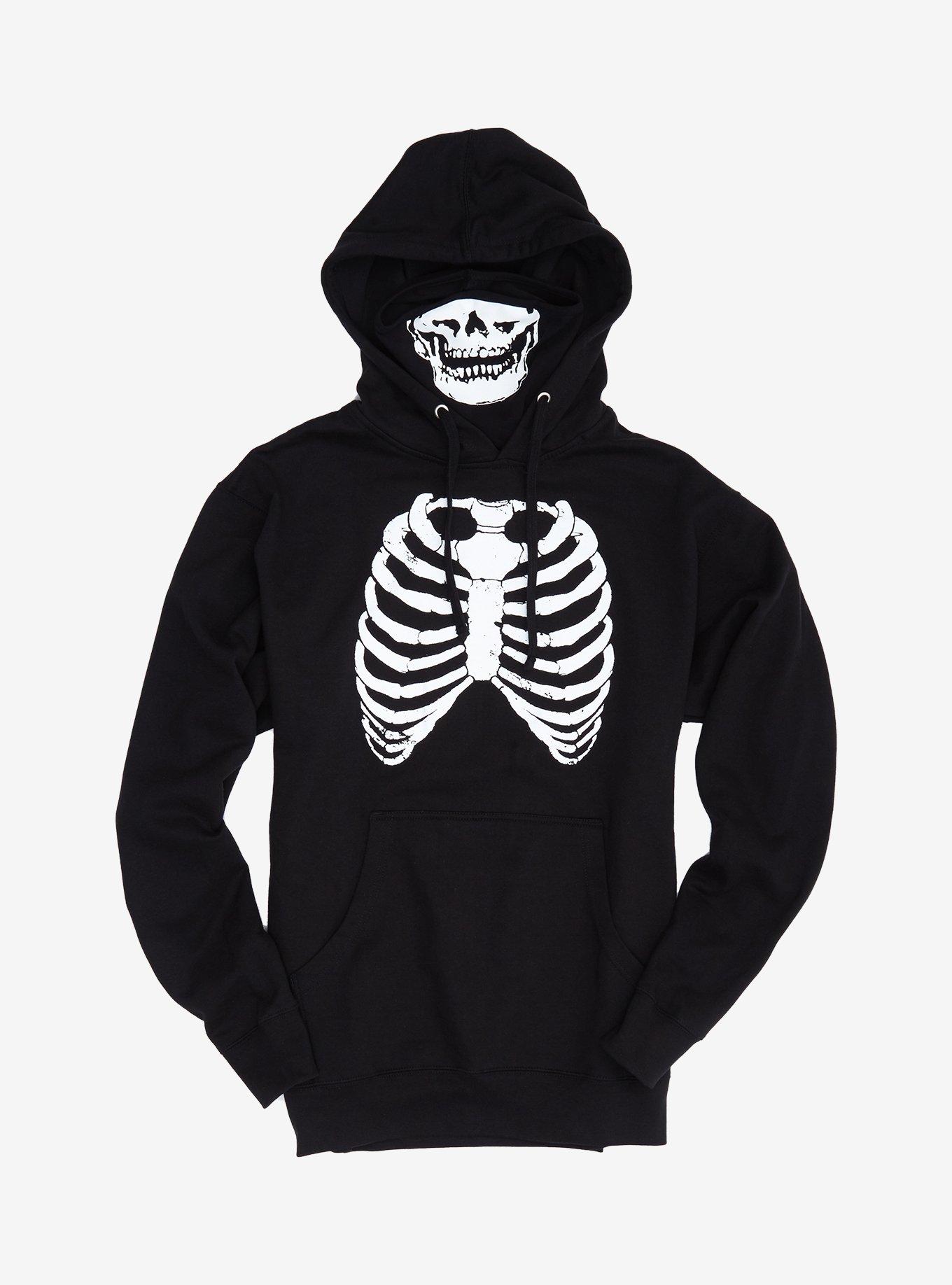 Skeleton Mask Hoodie Hot Topic