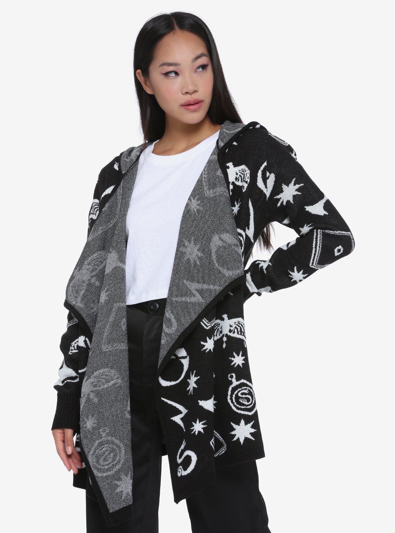 Harry Potter Horcrux Hooded Flyaway Cardigan, MULTI, hi-res