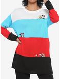 Disney The Sensational Six Embroidered Color-Block Sweater, MULTI, hi-res