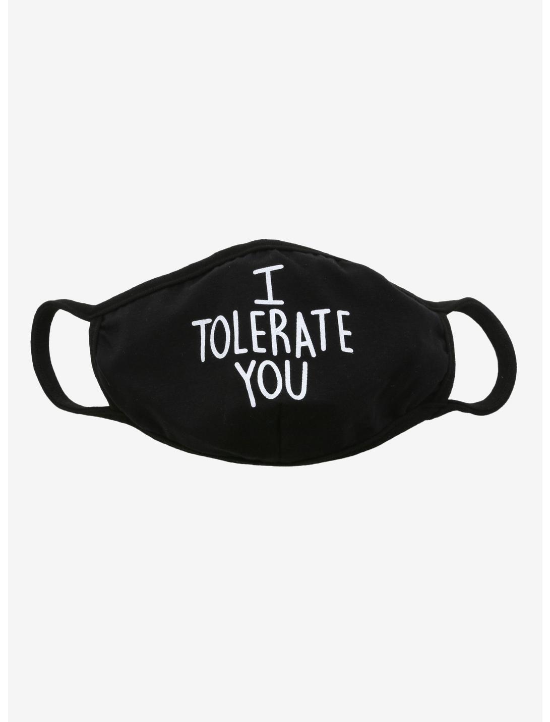 I Tolerate You Fashion Face Mask, , hi-res