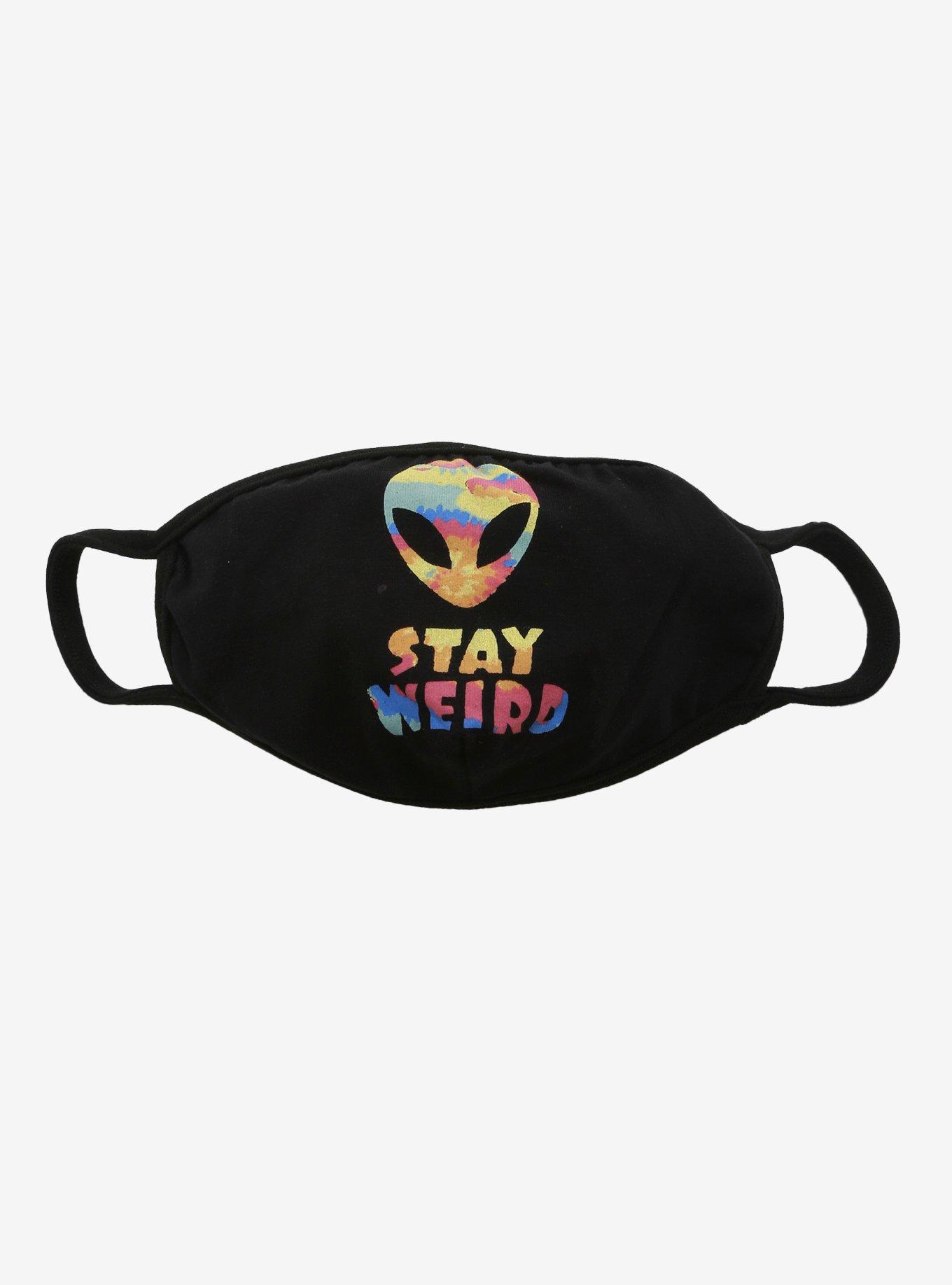 Stay Weird Alien Fashion Face Mask, , hi-res