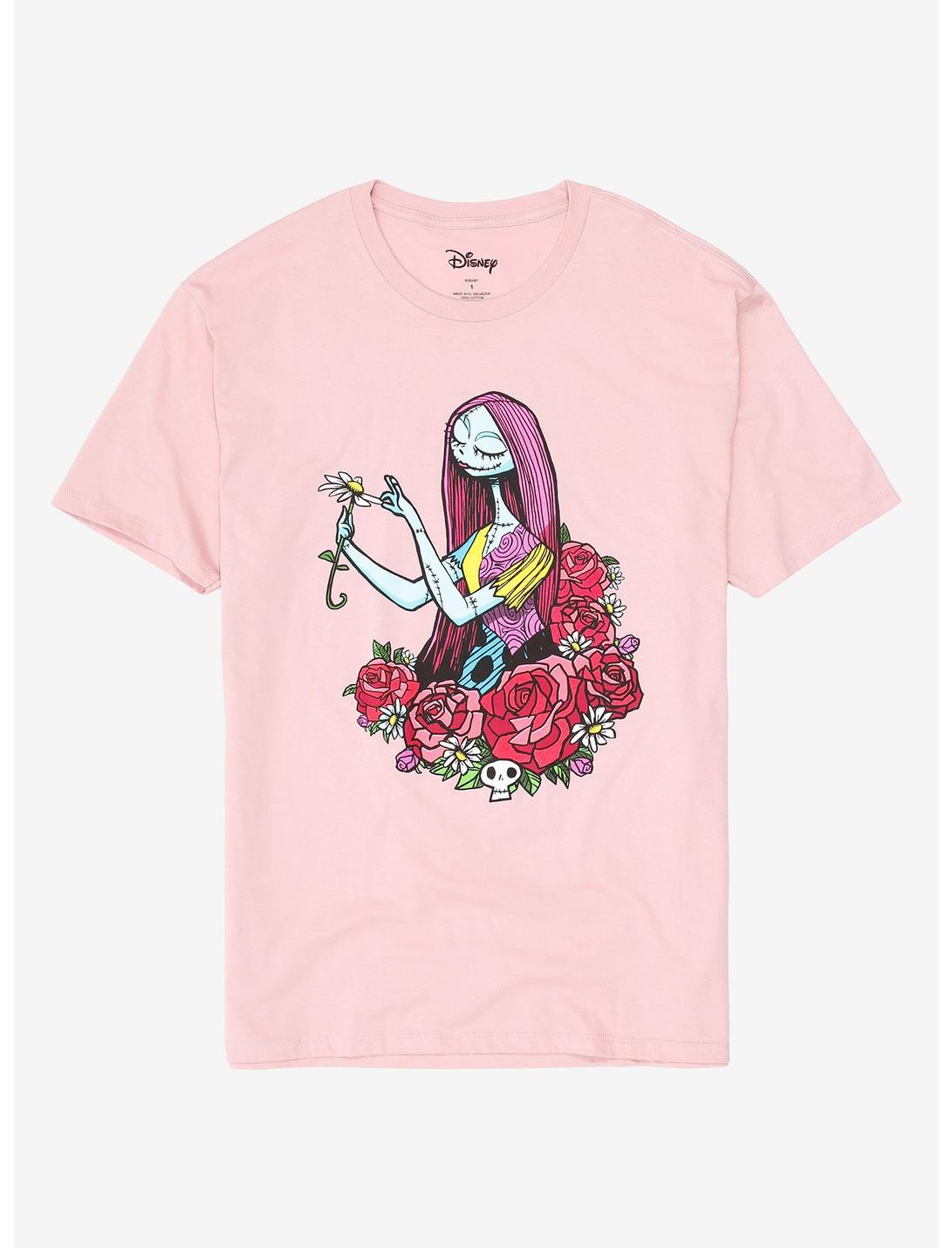 The Nightmare Before Christmas Sally Flowers Girls T-Shirt Plus Size, MULTI, hi-res
