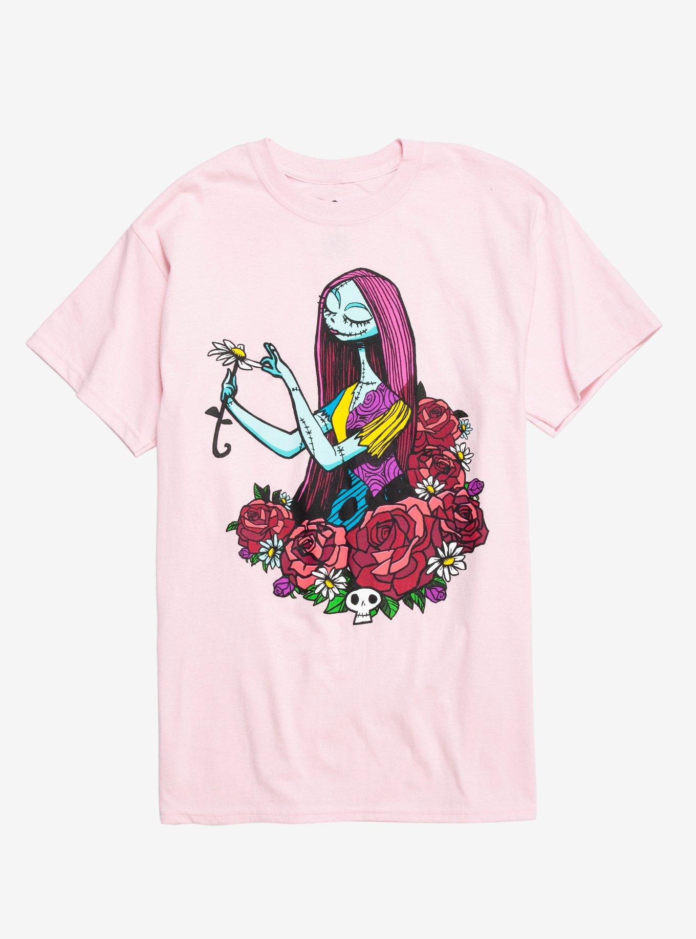 The Nightmare Before Christmas Sally Flowers Girls T-Shirt, MULTI, hi-res
