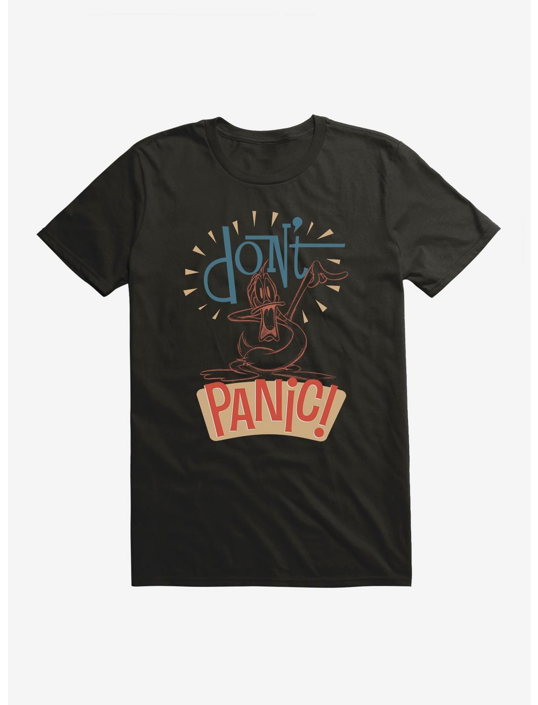 Looney Tunes Don't Panic T-Shirt, BLACK, hi-res