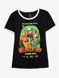 The Nightmare Before Christmas Halloween Town Band Girls Ringer T-Shirt, MULTI, hi-res