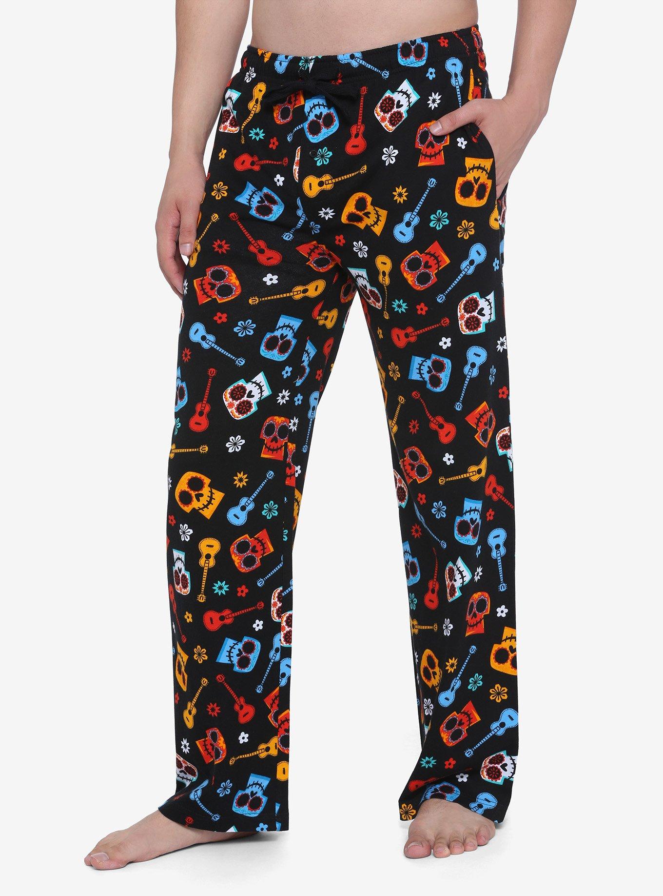 Disney Pixar Coco SKulls & Guitars Pajama Pants | Hot Topic