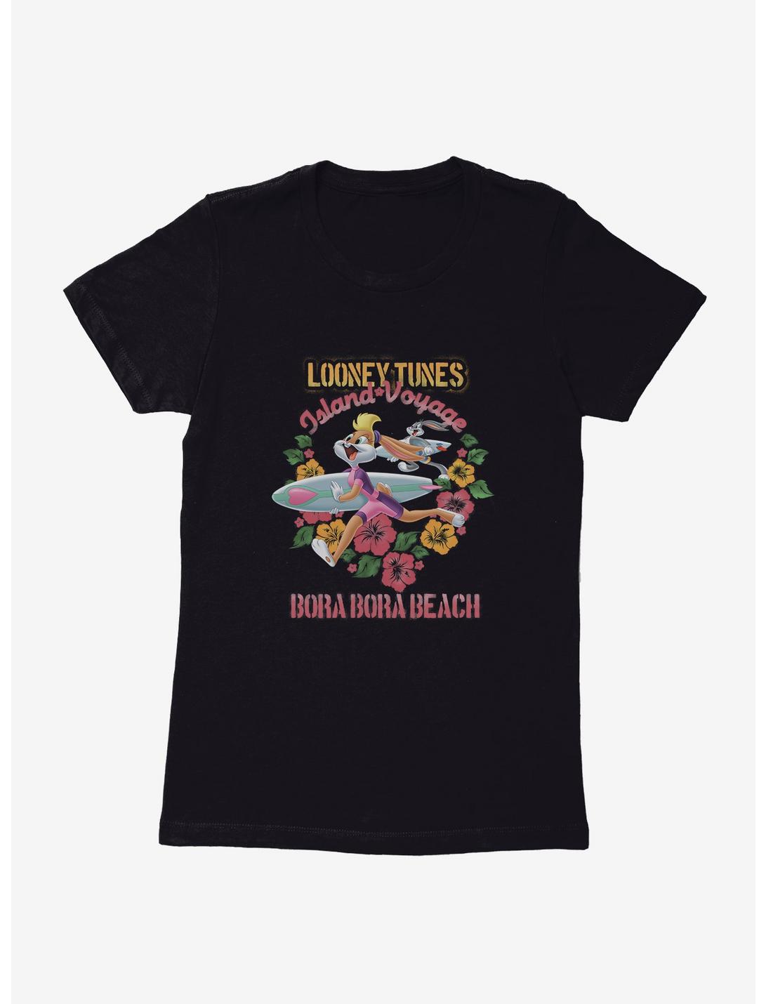 Looney Tunes Bugs Bunny Island Voyage Womens T-Shirt, BLACK, hi-res