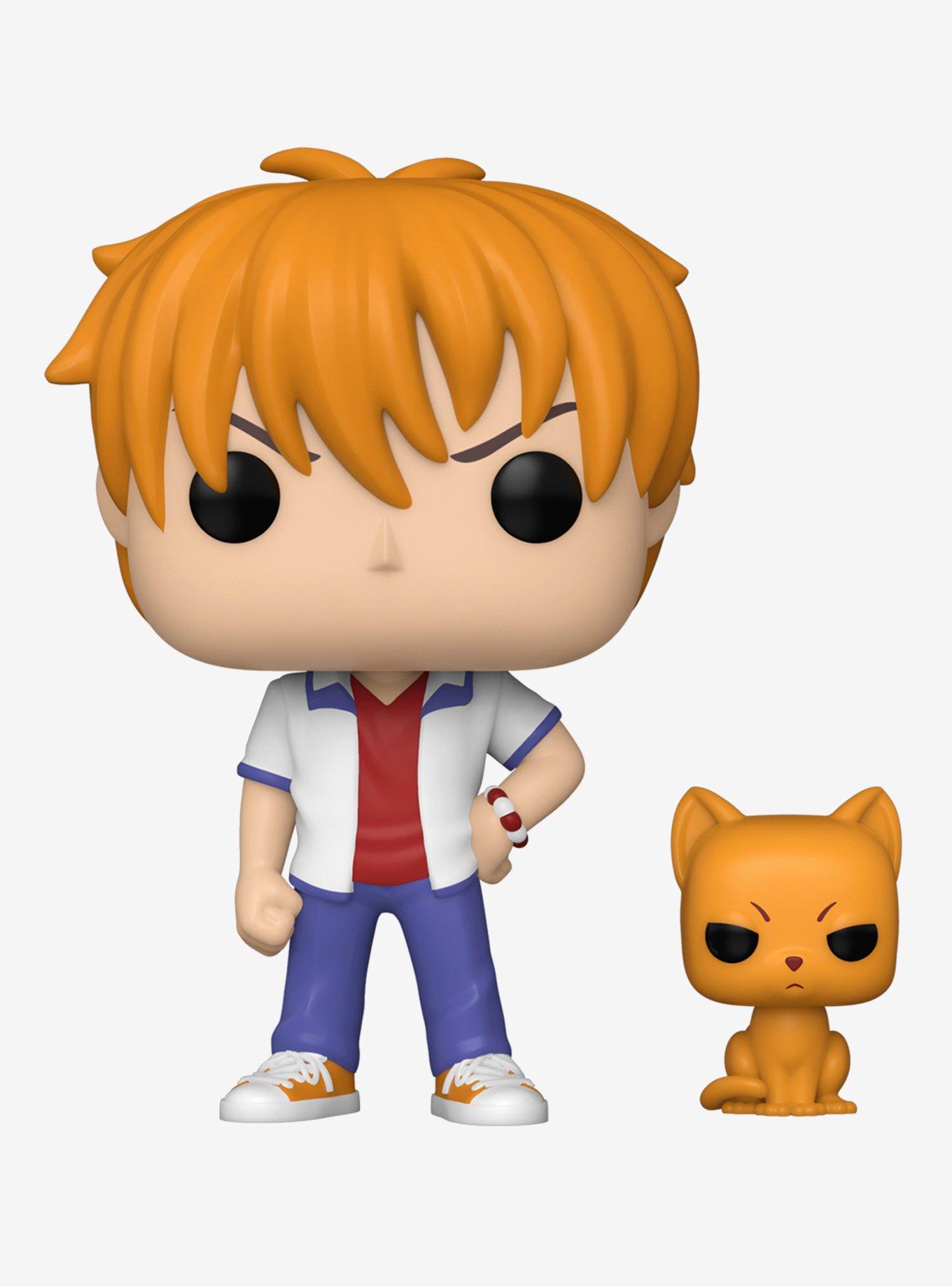 Funko Fruits Basket Pop Animation Kyo With Cat Vinyl Figure Hot Topic Exclusive