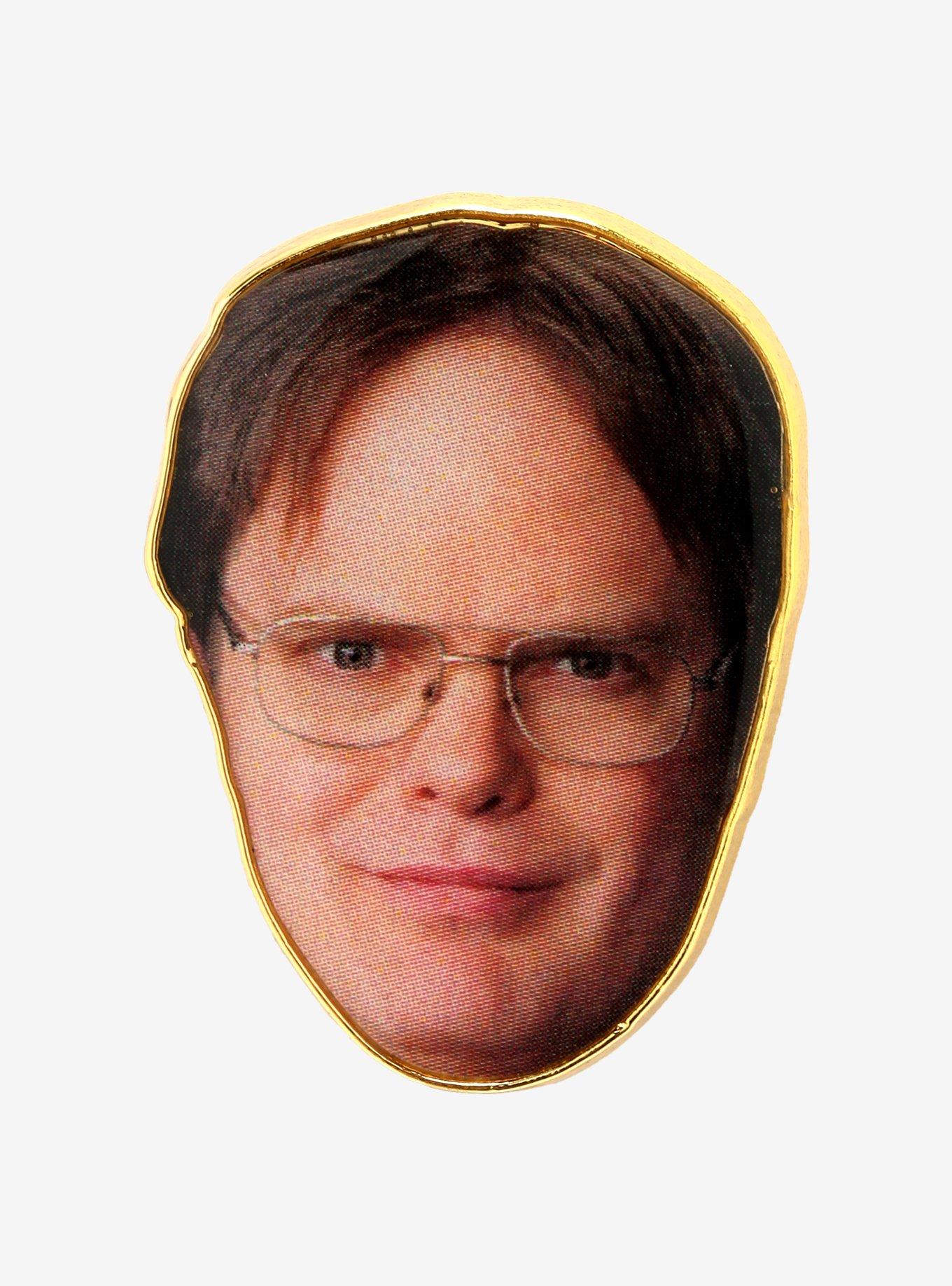 The Office Dwight Schrute Face Enamel Pin, , hi-res