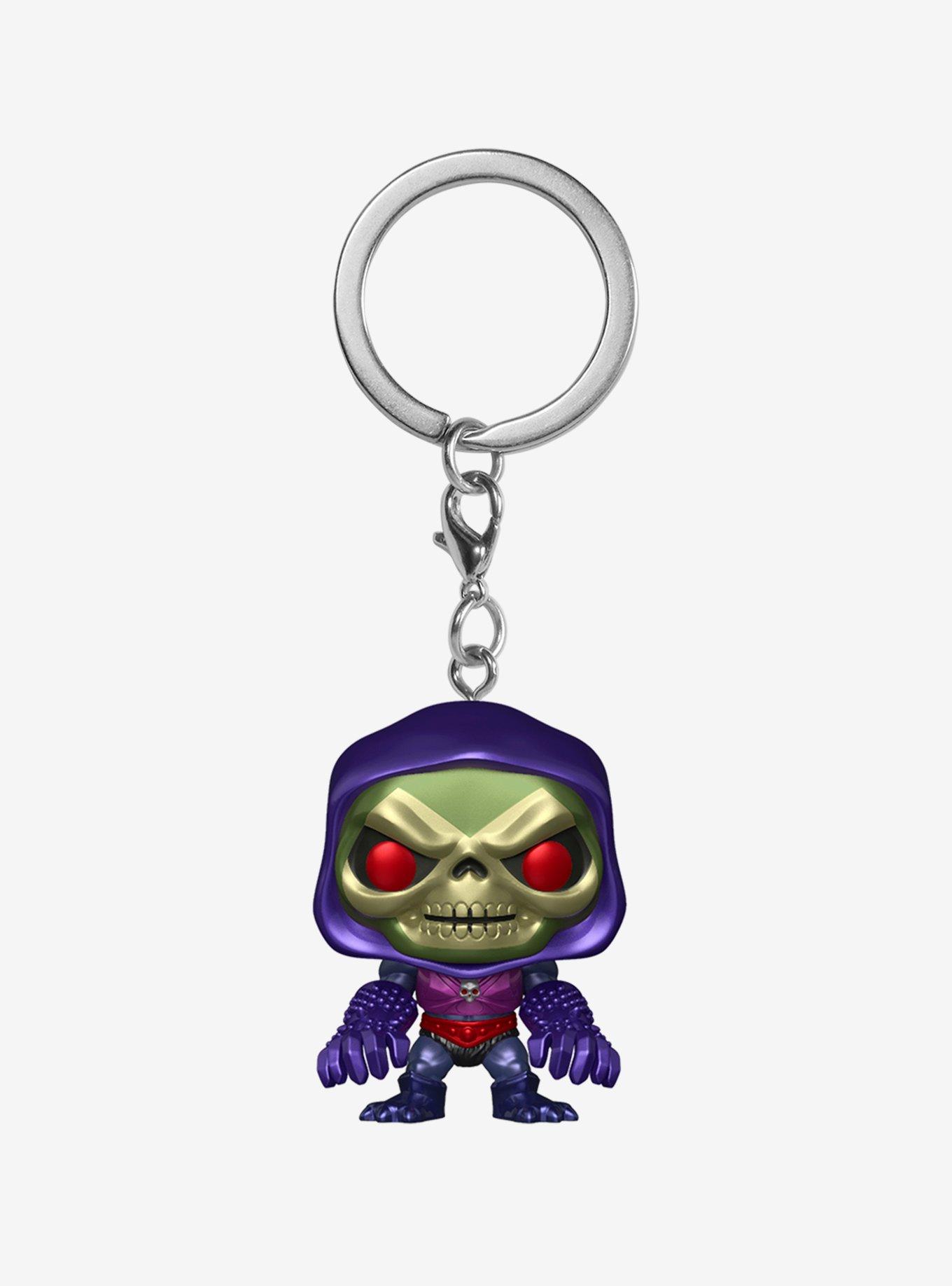 Funko Masters Of The Universe Pocket Pop! Metallic Terror Claws Skeletor Vinyl Key Chain Hot Topic Exclusive, , hi-res