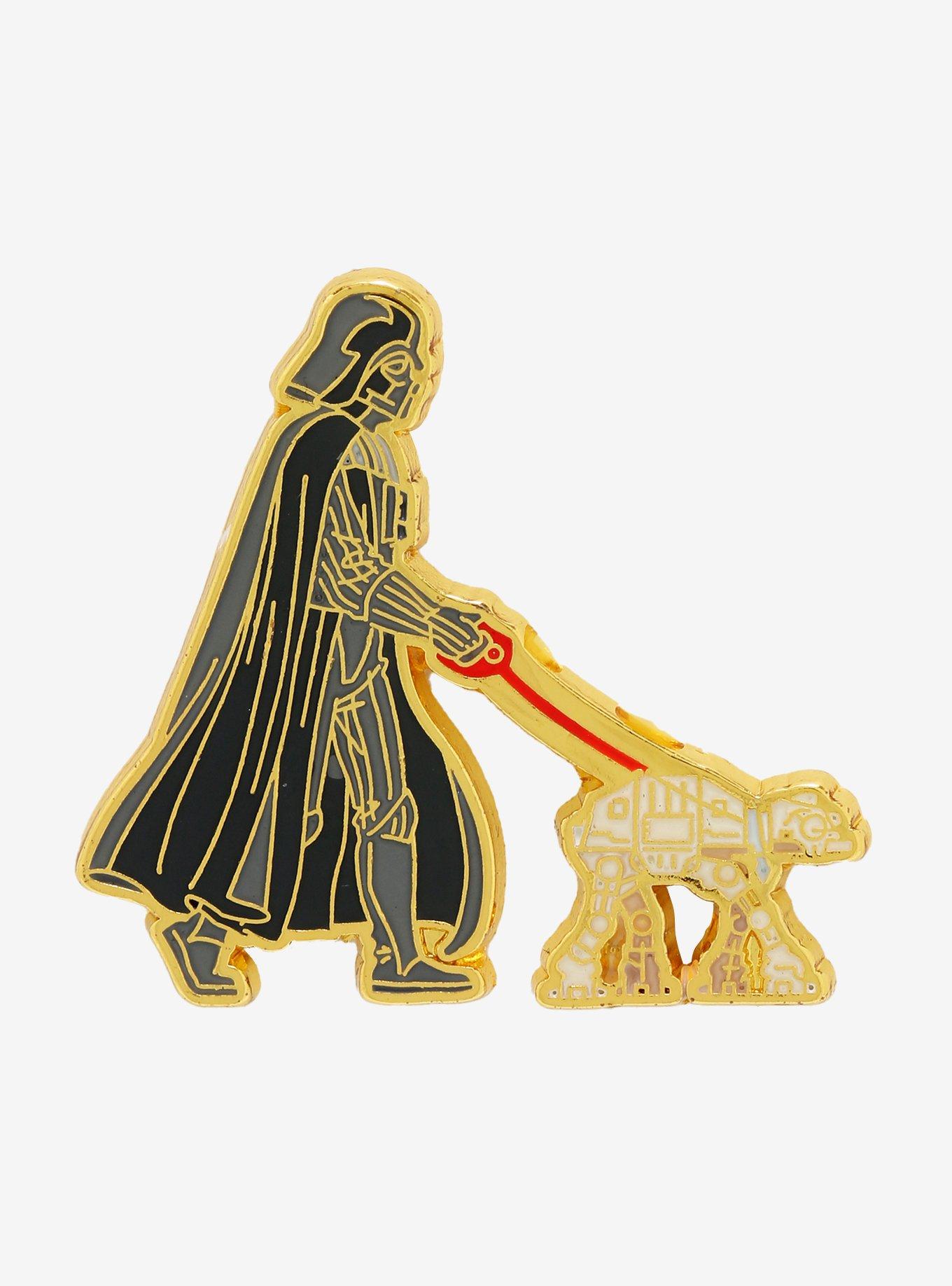 Loungefly Star Wars Darth Vader Walking AT-AT Enamel Pin - BoxLunch Exclusive, , hi-res