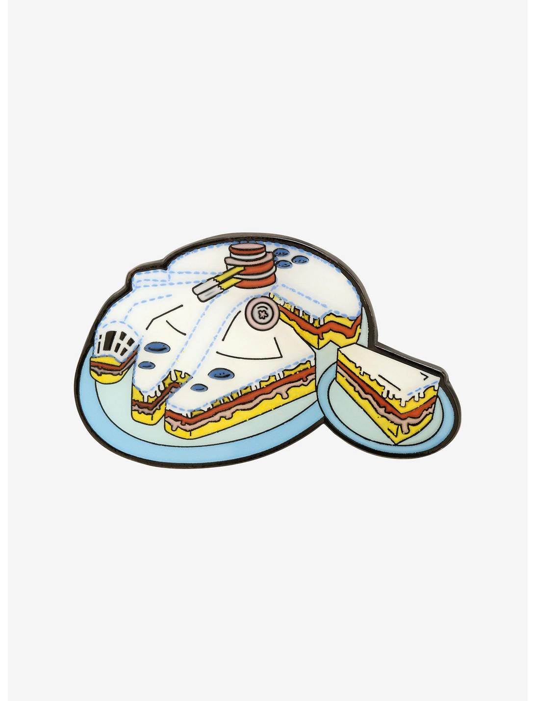 Loungefly Star Wars Millennium Falcon Cake Enamel Pin - BoxLunch Exclusive, , hi-res