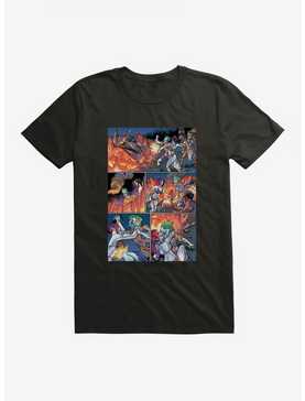 DC Comics Batman The Joker And Harley Fight Comic Strip T-Shirt, , hi-res
