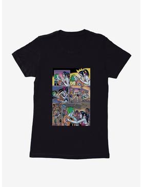 DC Comics Batman The Joker And Harley Quinn Comic Strips Womens T-Shirt, , hi-res
