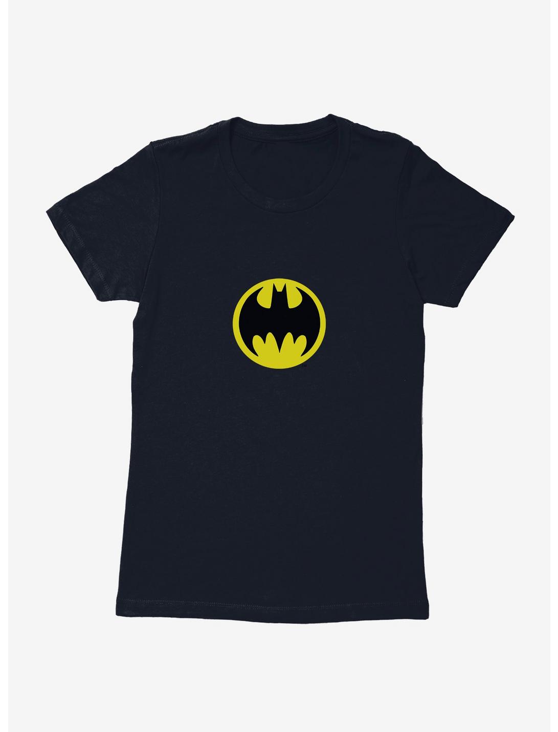 DC Comics Batman Logo Womens T-Shirt, MIDNIGHT NAVY, hi-res