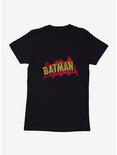 DC Comics Batman Name And Bat Logo Womens T-Shirt, BLACK, hi-res
