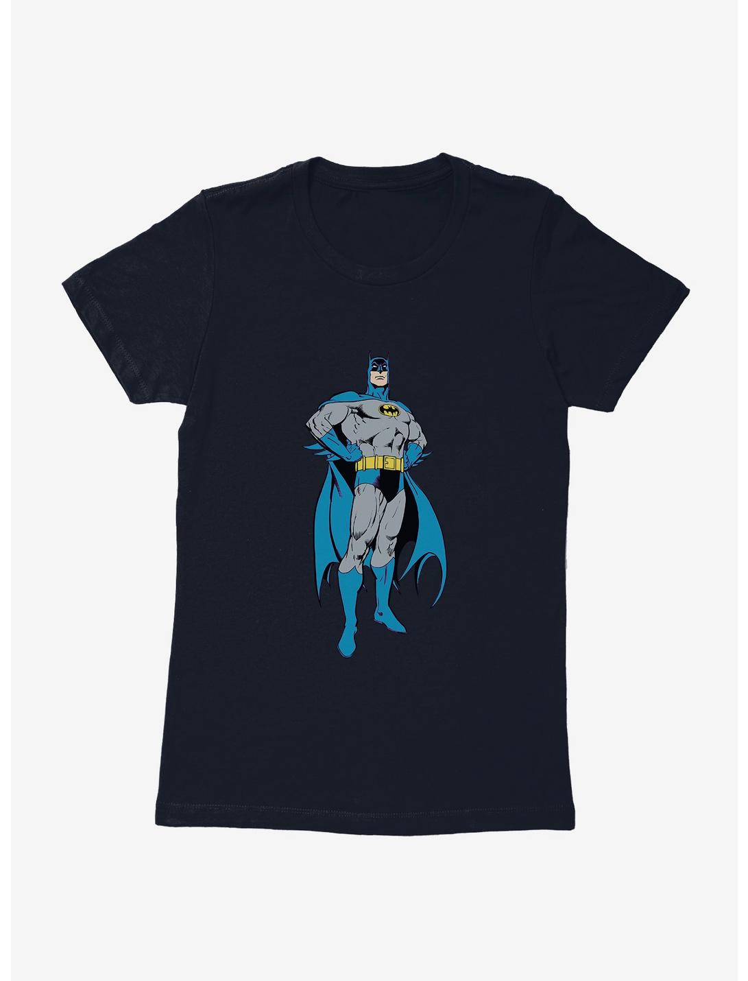 DC Comics Batman Stance Womens T-Shirt, MIDNIGHT NAVY, hi-res
