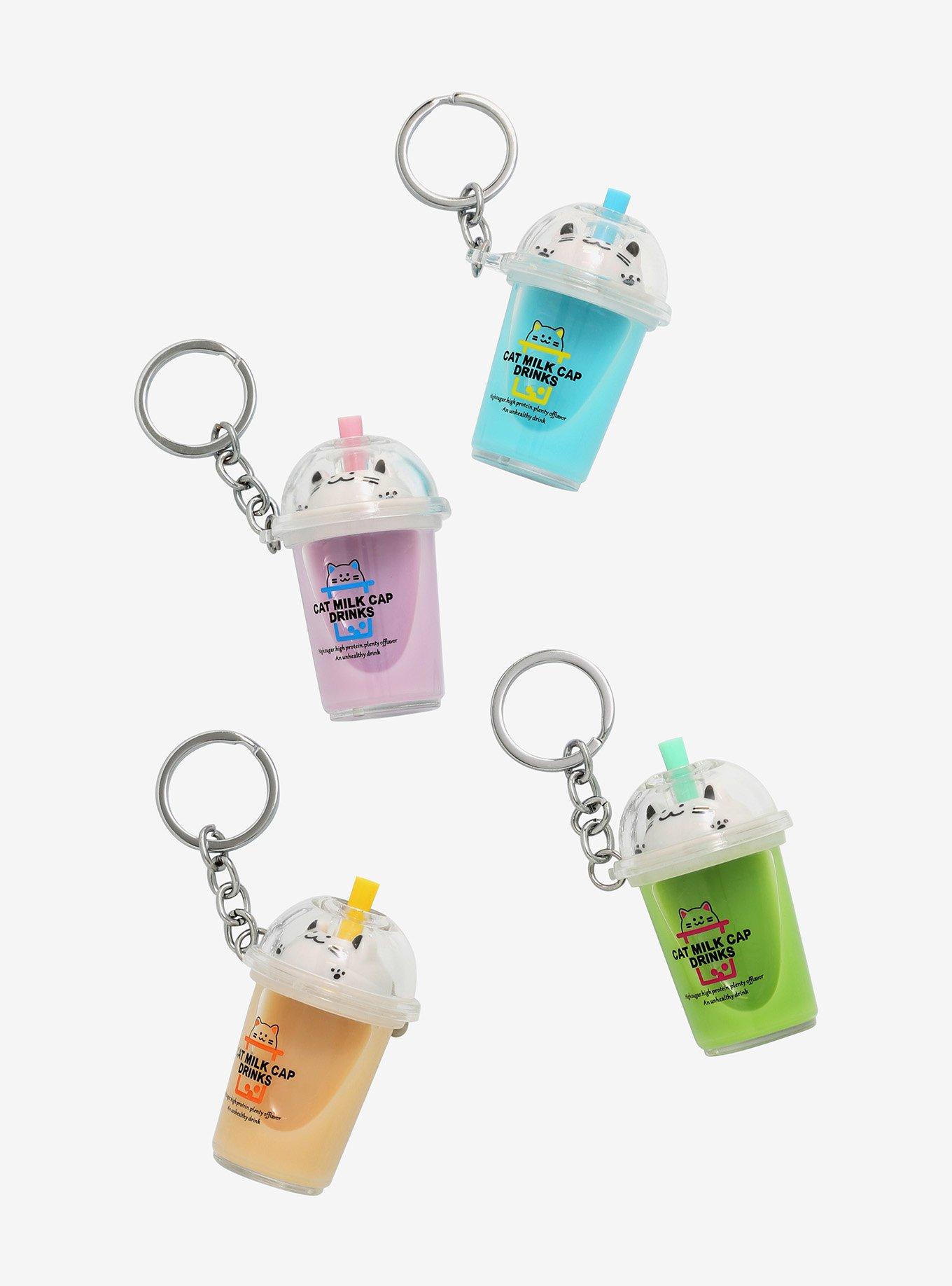 Boba Keychains Latte Seriesbubble Tea Keychainboba Tea Drink