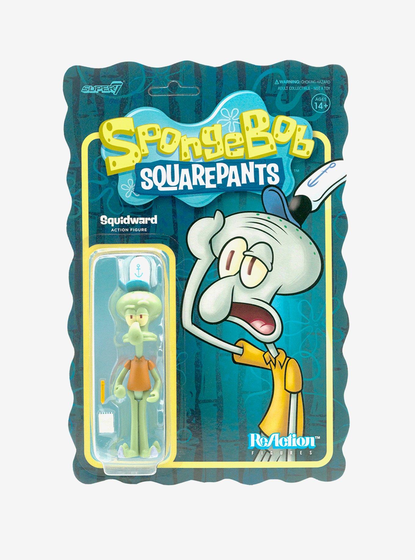 Super7 Reaction SpongeBob SquarePants Squidward Collectible Action Figure, , hi-res