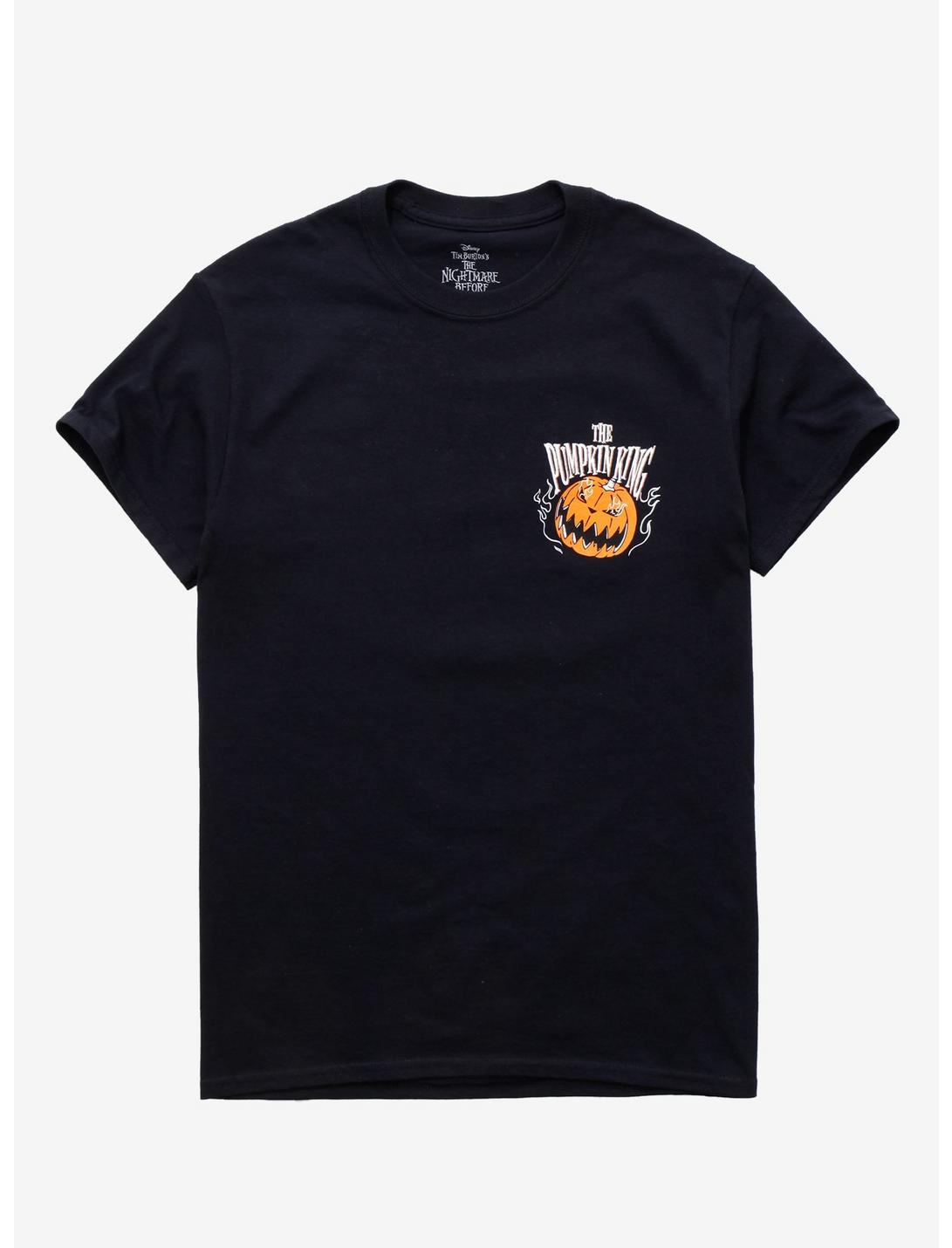Disney The Nightmare Before Christmas Jack Pumpkin King T-Shirt - BoxLunch Exclusive, BLACK, hi-res