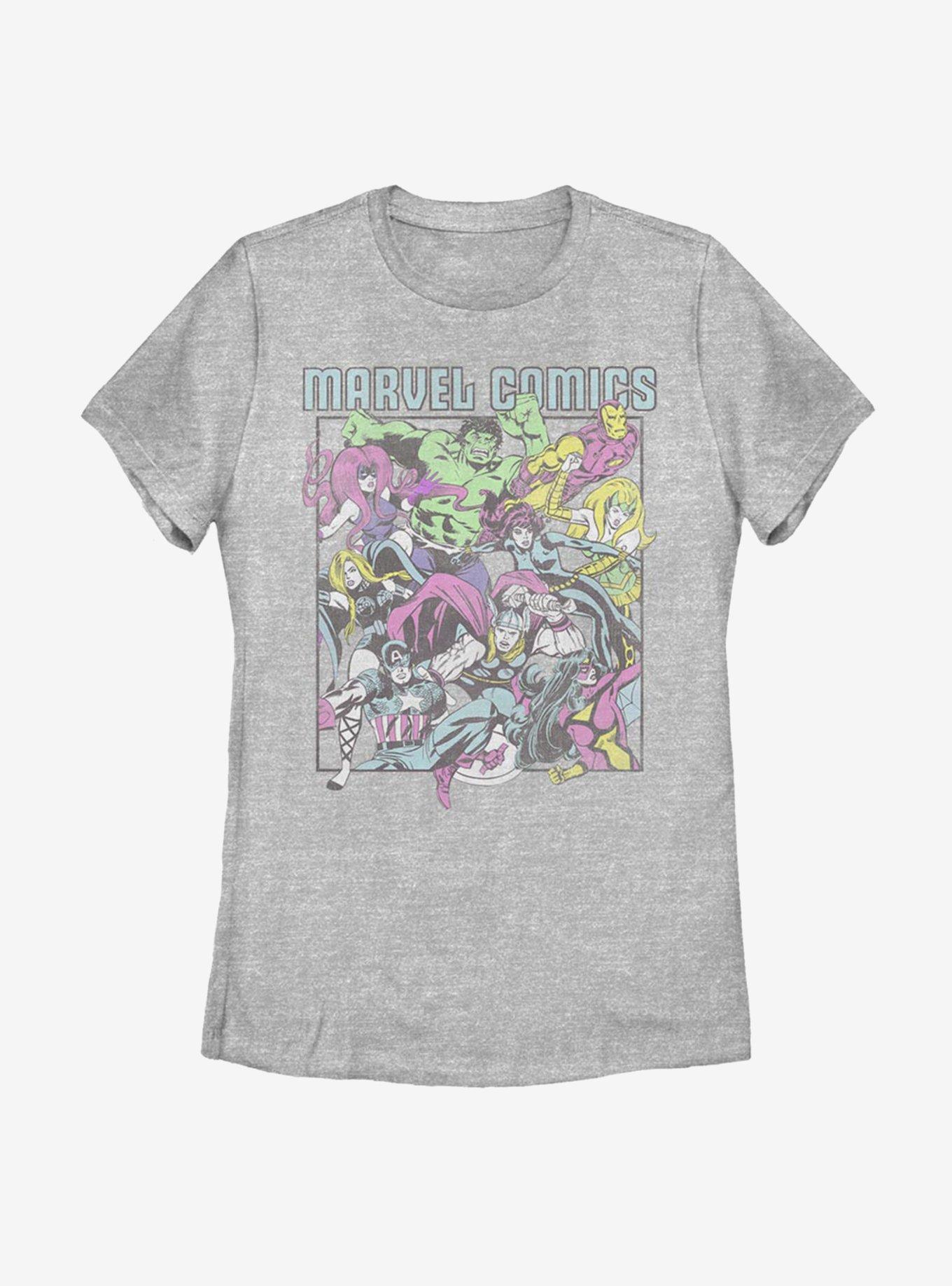 Marvel Avengers Comic Heroes Womens T-Shirt, , hi-res