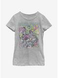 Marvel Avengers Comic Heroes Youth Girls T-Shirt, ATH HTR, hi-res