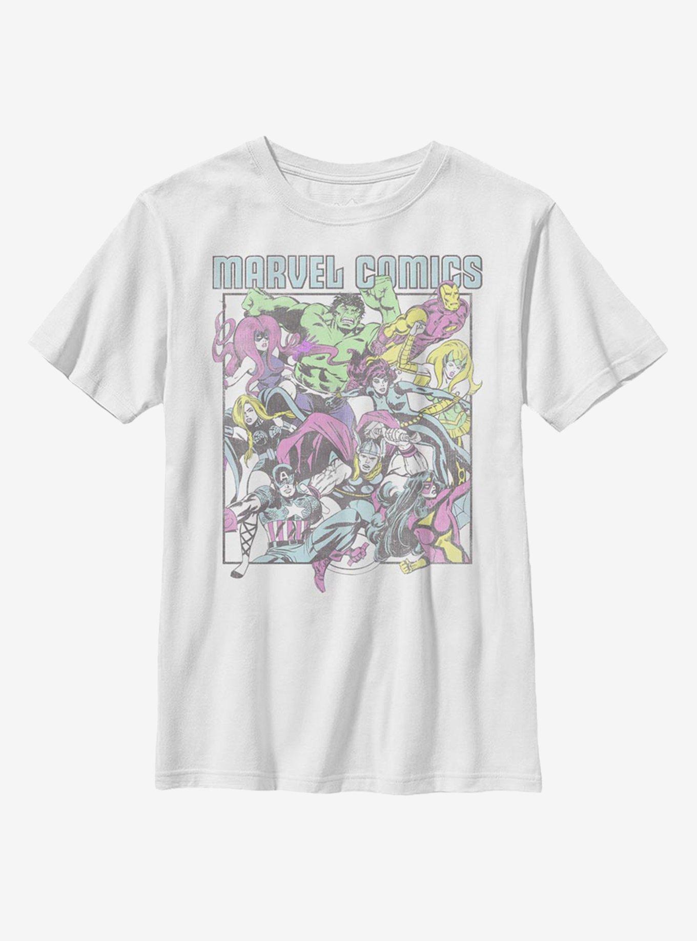 Marvel Avengers Comic Heroes Youth T-Shirt, , hi-res