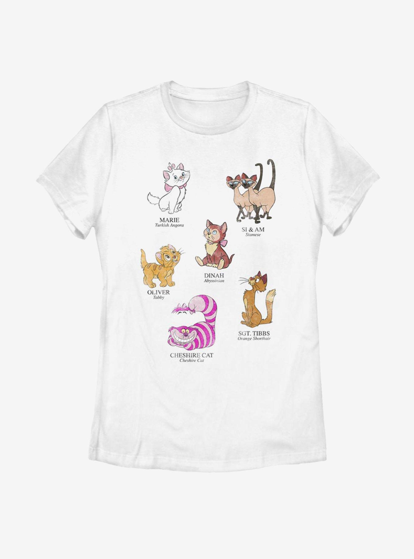 Disney Cat Breeds Womens T-Shirt, , hi-res