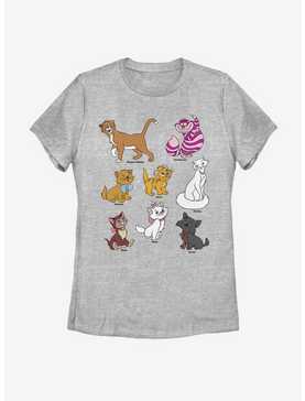 Disney Cats Grid Womens T-Shirt, , hi-res