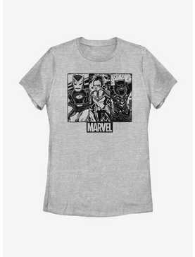 Marvel Avengers Trio Panels Womens T-Shirt, , hi-res