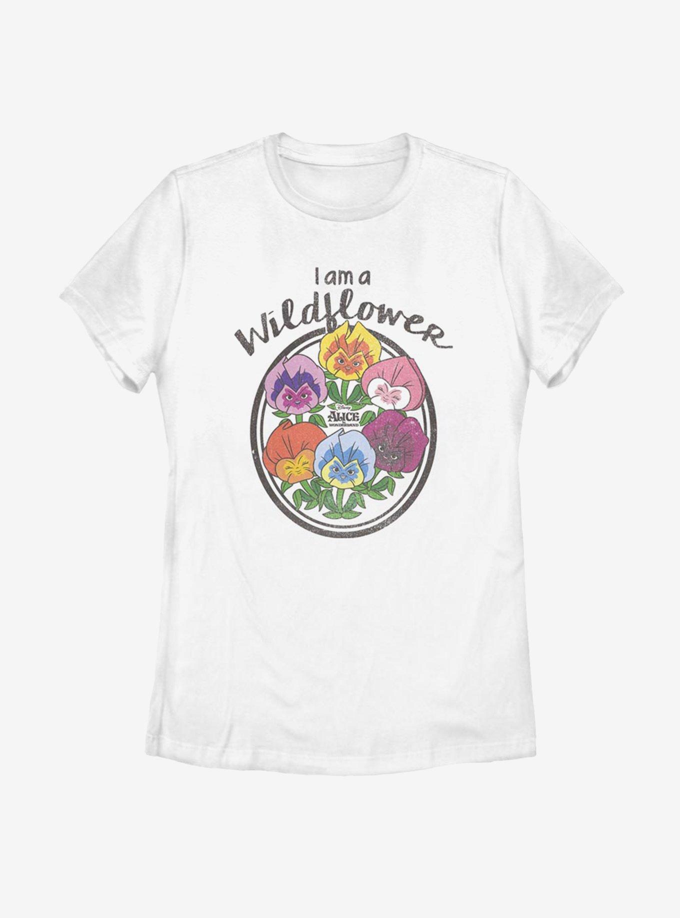 Disney Alice In Wonderland Wildflower Womens T-Shirt, , hi-res