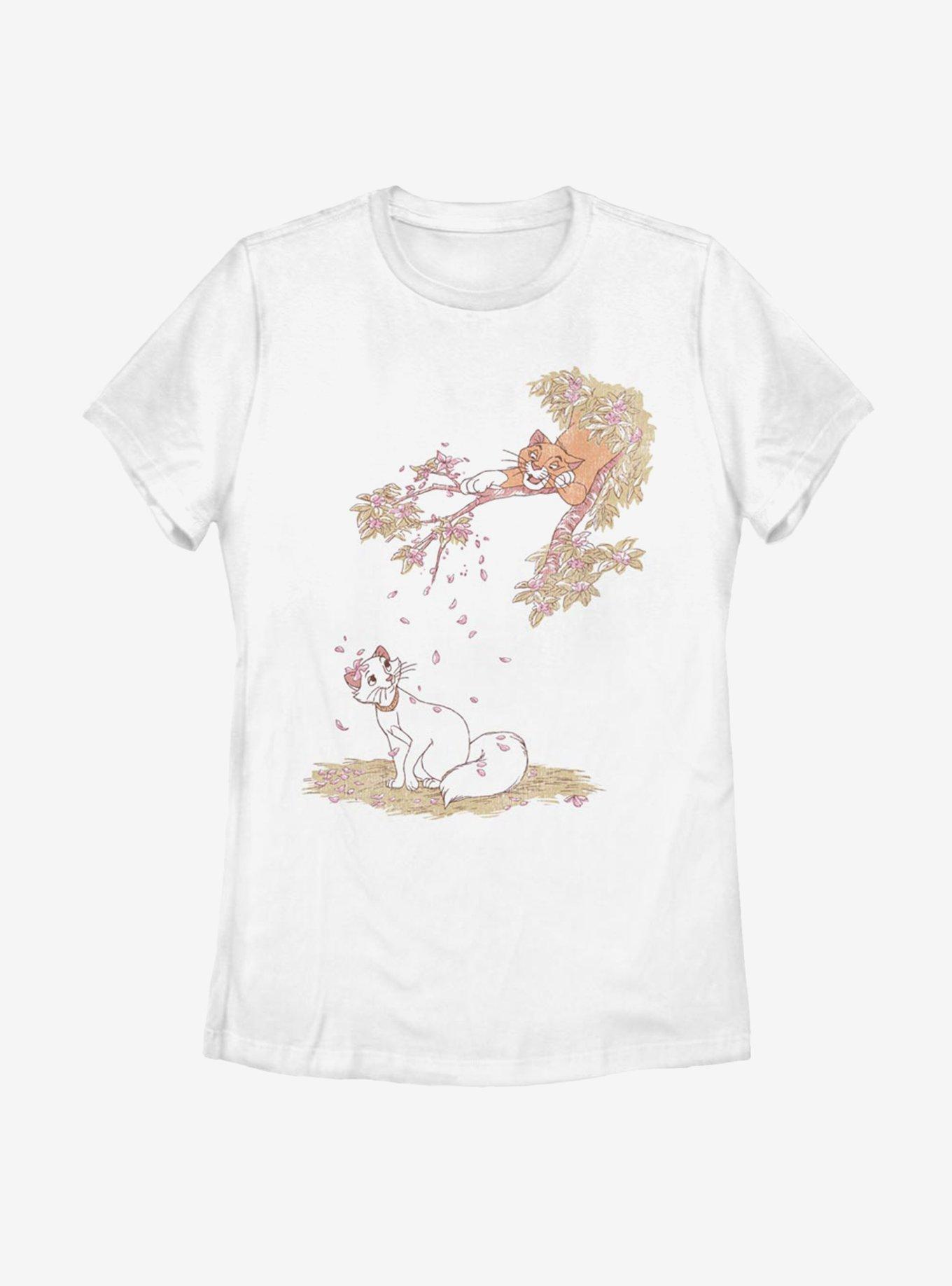 Disney The Aristocats Raining Petals Womens T-Shirt, , hi-res