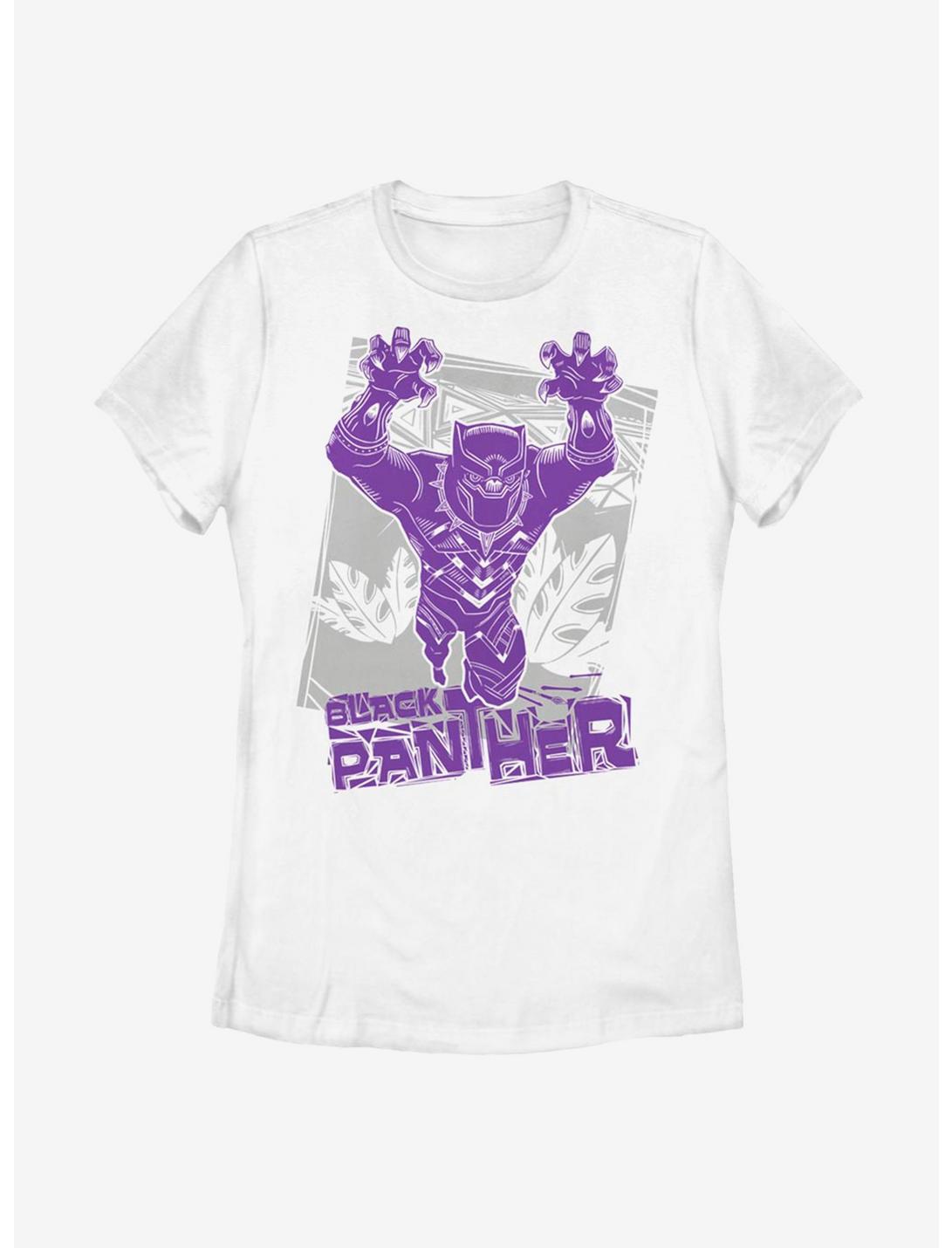 Marvel Black Panther The King Womens T-Shirt, WHITE, hi-res