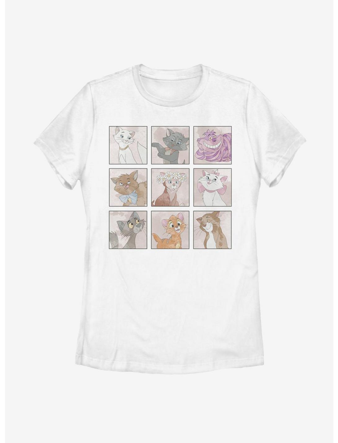 Disney Kitties Womens T-Shirt, WHITE, hi-res