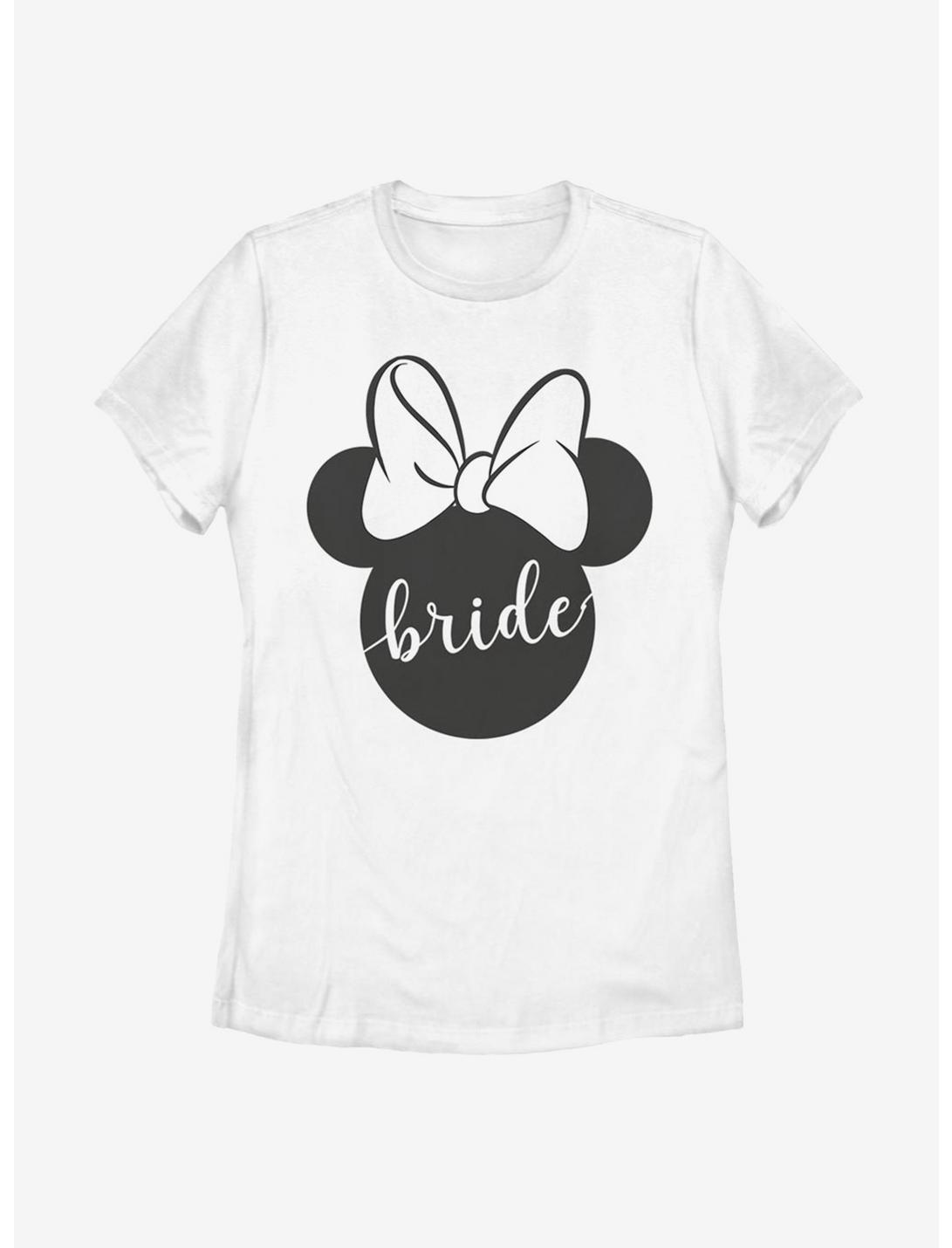 Disney Minnie Mouse Bow Bride Womens T-Shirt, WHITE, hi-res