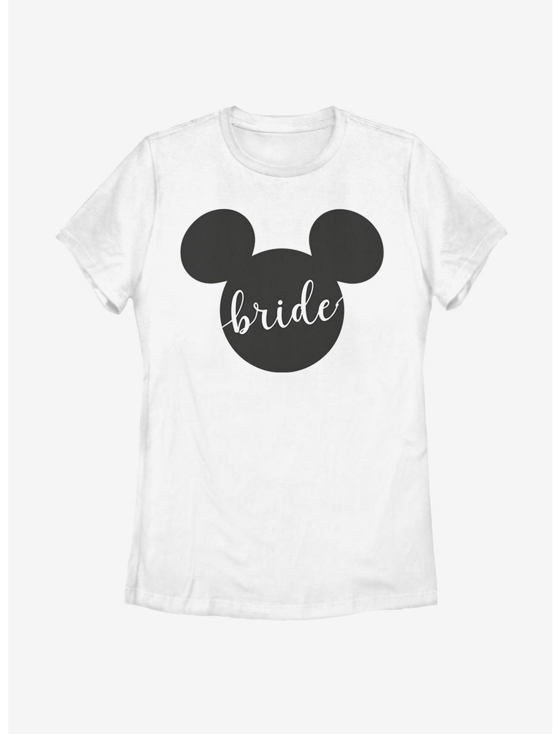 Disney Mickey Mouse Bride Ears Womens T-Shirt, WHITE, hi-res
