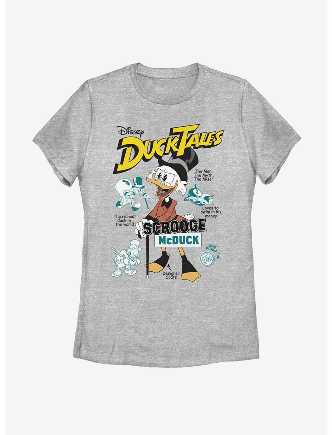 Disney DuckTales Richest Duck Womens T-Shirt, ATH HTR, hi-res