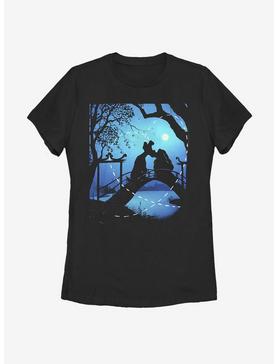 Disney Lady And The Tramp Silhouette Love Womens T-Shirt, , hi-res